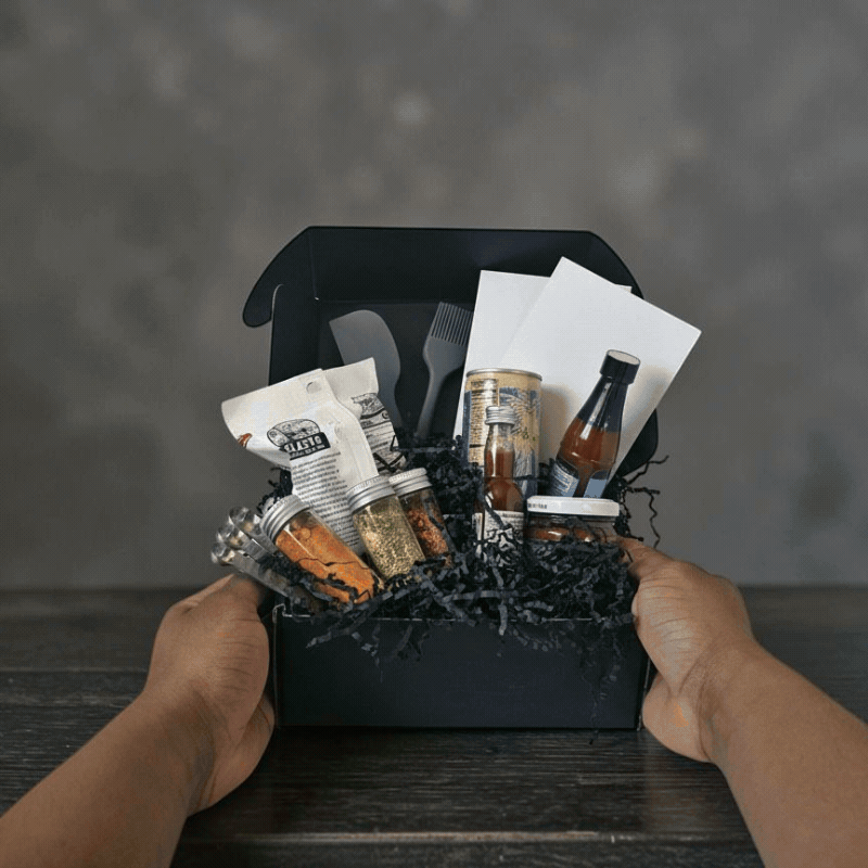 Make It Spicy monthly subscription box with hot sauces and chili powders